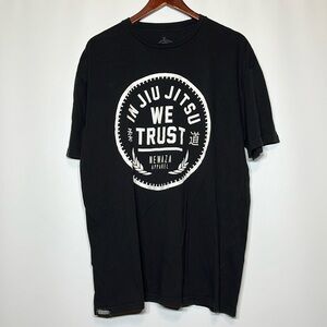 NWOT men’s in Jin jitsu we trust Newaza Zewaza apparel